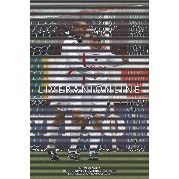Padova - Reggiana Coppa Italia Serie C 21/11/2007 nella foto esultanza dopo il gol di amenta ph Garbuio/Ag. Aldo Liverani Sas