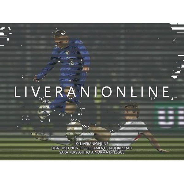 ITALIA-FAR OER QUALIF EURO 2008 21/11/2007 NELLA FOTO de rossi e jacobsen FOTO MARCO LUZZANI-AG ALDO LIVERANI
