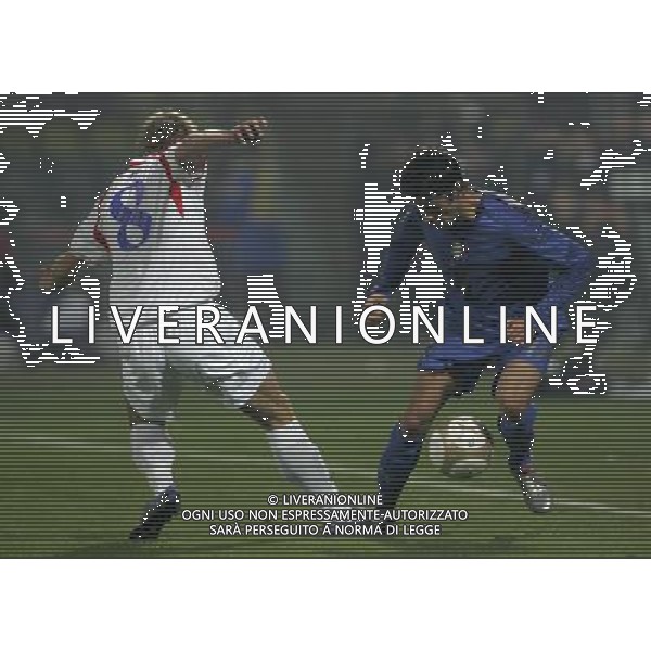 ITALIA-FAR OER QUALIF EURO 2008 21/11/2007 NELLA FOTO palladino e samuelsen FOTO MARCO LUZZANI-AG ALDO LIVERANI