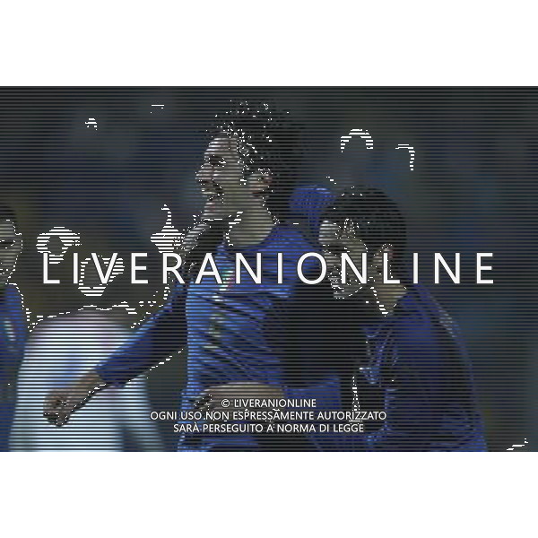 ITALIA-FAR OER QUALIF EURO 2008 21/11/2007 NELLA FOTO toni esulta FOTO MARCO LUZZANI-AG ALDO LIVERANI