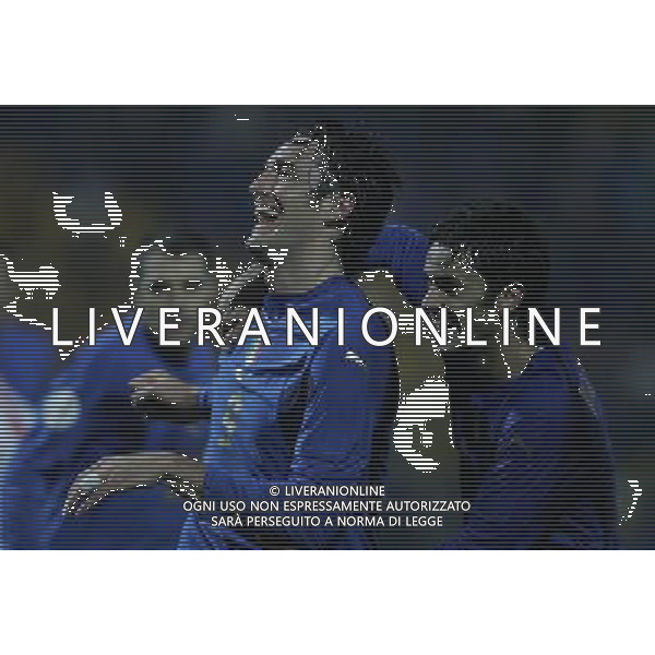 ITALIA-FAR OER QUALIF EURO 2008 21/11/2007 NELLA FOTO toni esulta FOTO MARCO LUZZANI-AG ALDO LIVERANI