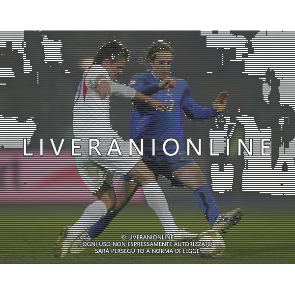 ITALIA-FAR OER QUALIF EURO 2008 21/11/2007 NELLA FOTO ambrosini e olsen FOTO MARCO LUZZANI-AG ALDO LIVERANI
