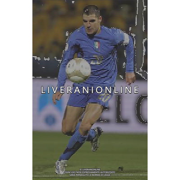 Modena 21/11/2007 qualificazione euro 2008 italia-far oer nella foto simone perrotta ph marco luzzani/ag aldo liverani s.a.s.