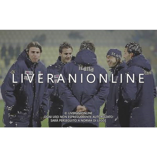 Modena 21/11/2007 qualificazione euro 2008 italia-far oer nella foto da sx barzagli, gilardino, pirlo e zambrotta ph marco luzzani/ag aldo liverani s.a.s.