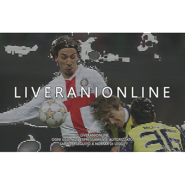 Inter - Fenerbahce Champions League 27/11/2007 nella foto zlatan ibrahimovic e lugano ph luzzani/Ag. Aldo Liverani Sas