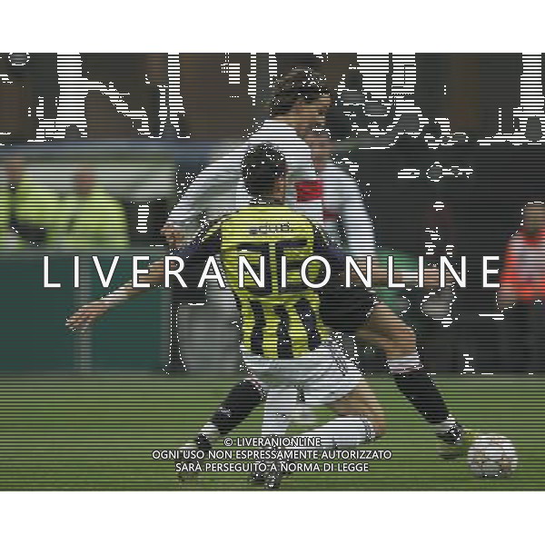 Inter - Fenerbahce Champions League 27/11/2007 nella foto zlatan ibrahimovic e edu ph luzzani/Ag. Aldo Liverani Sas