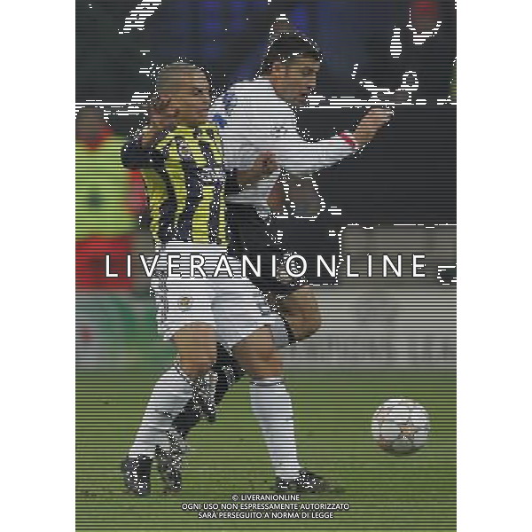 Inter - Fenerbahce Champions League 27/11/2007 nella foto alex e samuel walter ph luzzani/Ag. Aldo Liverani Sas
