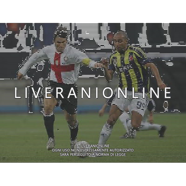 Inter - Fenerbahce Champions League 27/11/2007 nella foto javier zanetti e deivid ph luzzani/Ag. Aldo Liverani Sas