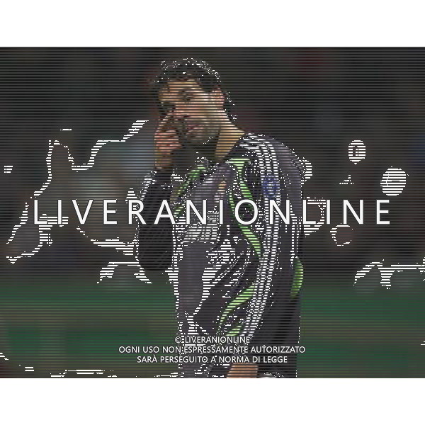 firo Fussball, Fu§ball Champions League 28.11.2007 Saison 2007/2008 SV Werder Bremen - Real Madrid NELLA FOTO Ruud van Nistelrooy Copyright by firo sportphoto-AG ALDO LIVERANI 