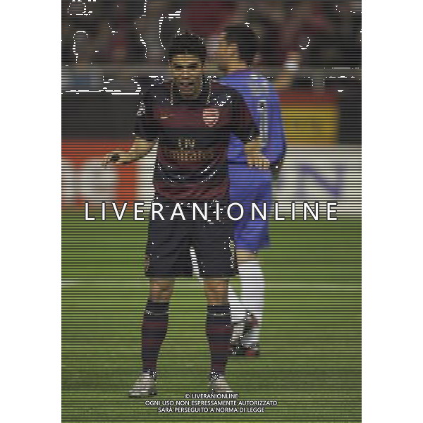esultanza di Eduardo da Silva dopo il gol del 0-1 Siviglia - Arsenal, Champions League, Group H, Seville, Andalusia, Spagna 27/11/2007, Picture by Ian Kington(IPS PHOTO AGENCY)/Ag. Aldo Liverani Sas Only Italy - Only for Italian Market 