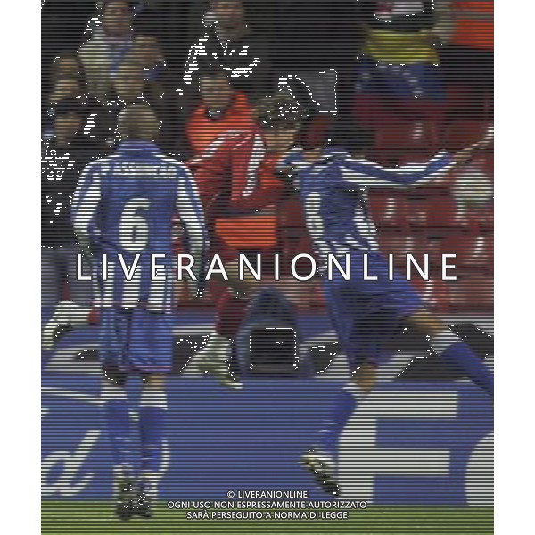 il gol di Fernando Torres Liverpool fc - Porto fc Champions League Group A Anfield in Liverpool (UK) on 28/11/2007 pic MarcelloPozzetti©IPS - Photo Agency/Ag. Aldo Liverani Sas Only Italy - Only for Italian Market