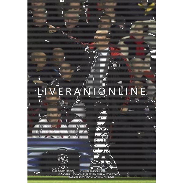 Rafael Benitez Liverpool fc - Porto fc Champions League Group A Anfield in Liverpool (UK) on 28/11/2007 pic MarcelloPozzetti©IPS - Photo Agency/Ag. Aldo Liverani Sas Only Italy - Only for Italian Market