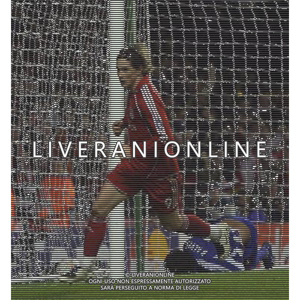 esultanza dopo il gol di Fernando Torres del 2-1 Liverpool fc - Porto fc Champions League Group A Anfield in Liverpool (UK) on 28/11/2007 pic MarcelloPozzetti©IPS - Photo Agency/Ag. Aldo Liverani Sas Only Italy - Only for Italian Market
