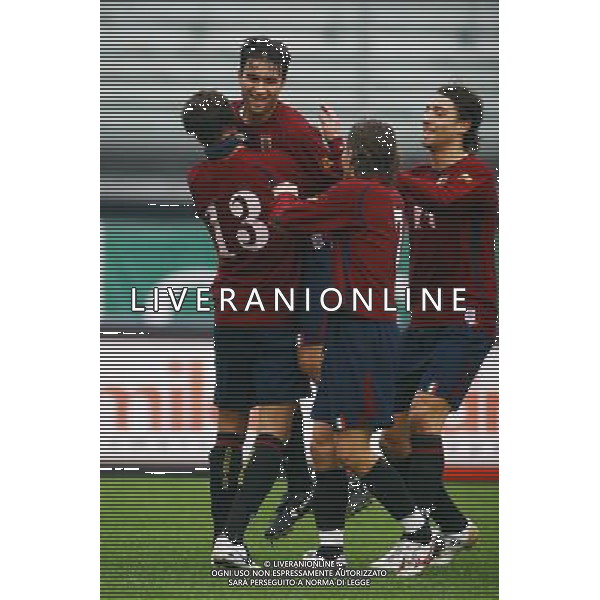 PADOVA 21/11/2007 COPPA ITALIA DI SERIE C PADOVA-REGGIANA NELLA FOTO:ESULTANZA DI RUFFINI FOTO PAOLA GARBUIO/AG.ALDO LIVERANI