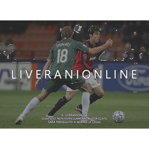 Milan - Celtic Champions League 04/12/2007 nella foto kaka\' e donati massimo ph luzzani/Ag. Aldo Liverani Sas