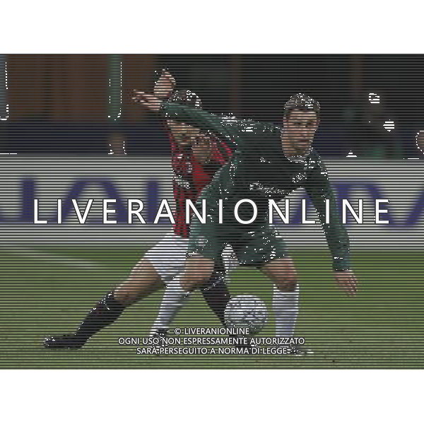 Milan - Celtic Champions League 04/12/2007 nella foto mcdonald con daniele bonera ph luzzani/Ag. Aldo Liverani Sas