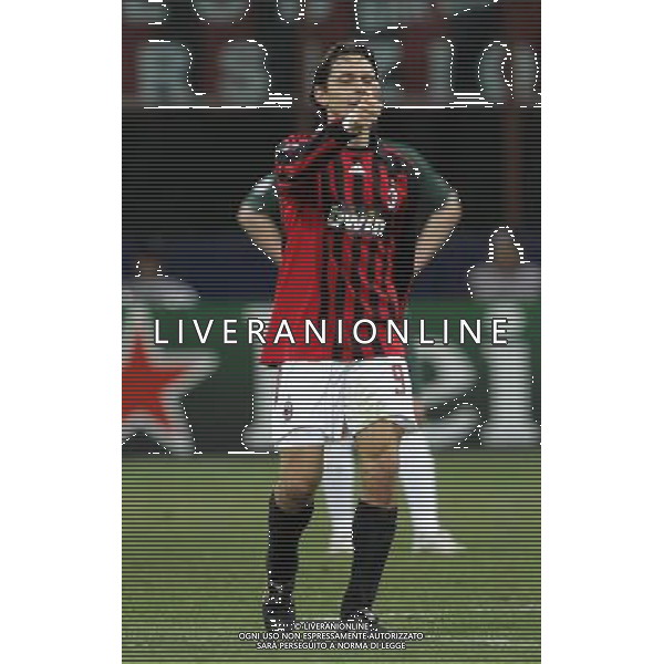 Milan - Celtic Champions League 04/12/2007 nella foto esultanza dopo il gol di filippo inzaghi ph luzzani/Ag. Aldo Liverani Sas