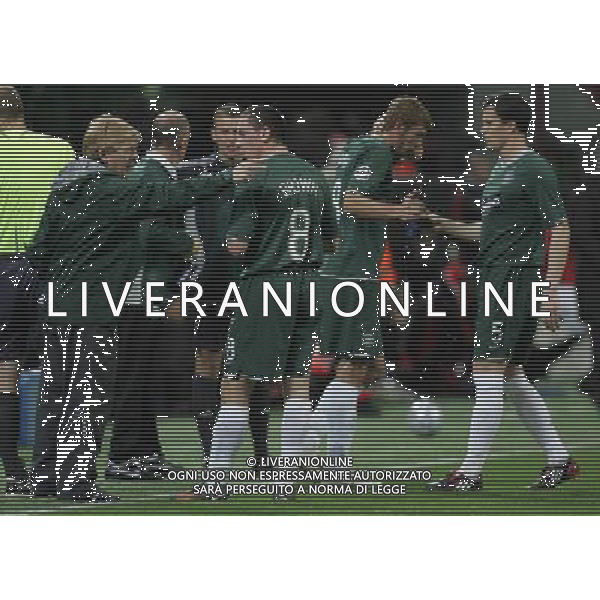 Milano 04-12-2007 Champions League 2007/08 milan-celtic 1:0 nella foto strachan gordon parla con brown scott ph marco luzzani/ag aldo liverani s.a.s.