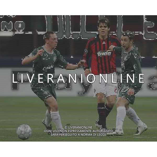 Milano 04-12-2007 Champions League 2007/08 milan-celtic 1:0 nella foto kaka e McDonald scott e brown scott ph marco luzzani/ag aldo liverani s.a.s.