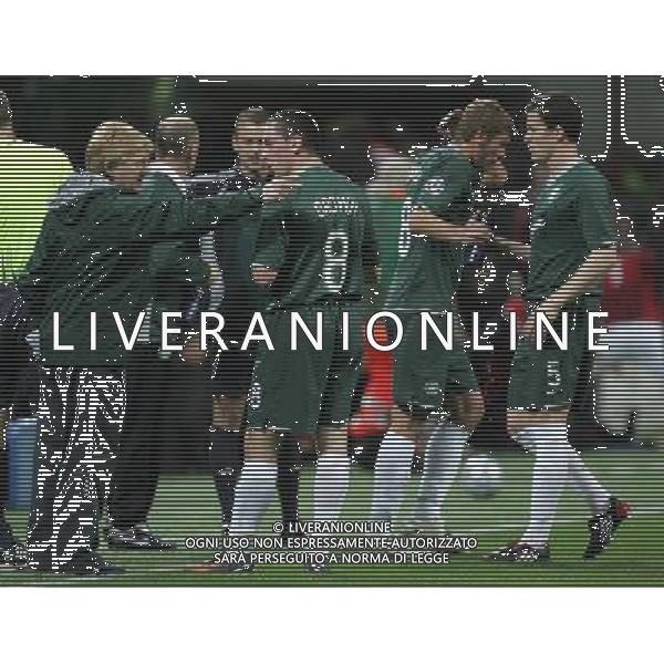 Milano 06/12/2007 Champions League 2007/08 milan-celtic glasgow nella foto strachan gordon parla con i giocatori ph marco luzzani/ag aldo liverani s.a.s.