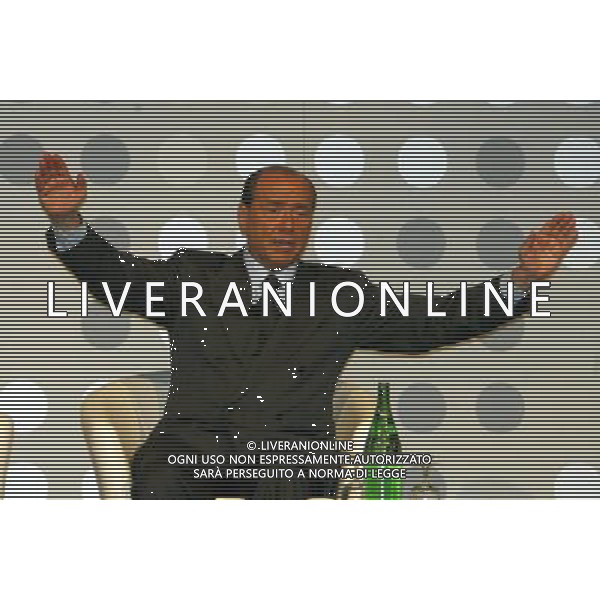 TORINO 12/04/2003 LINGOTTO CONFINDUSTRIA NELLA FOTO BERLUSCONI SILVIO FOTO ALDO LIVERANI