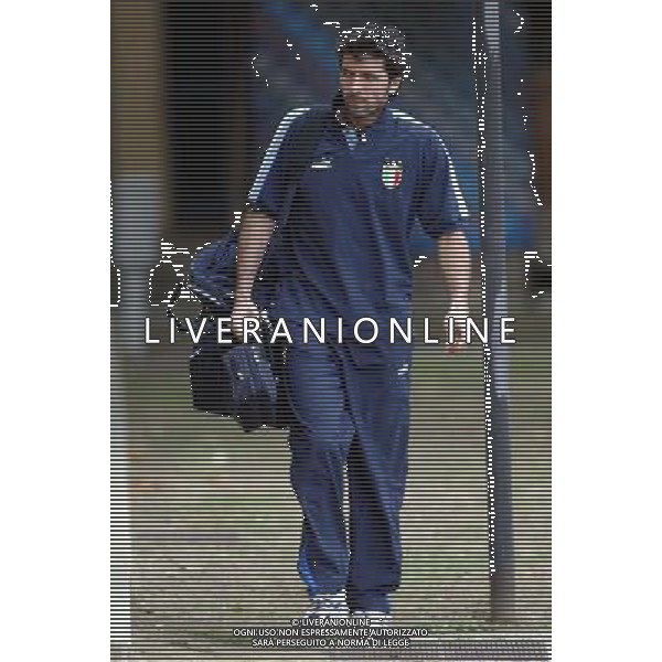 Coverciano (Fi) 07/10/2003 Allenamento della nazionale di calcio Nella foto: Buffon Gianluigi Ph Gianni Nucci/Aldo Liverani