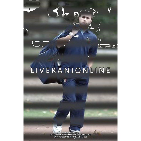 Coverciano (Fi) 07/10/2003 Allenamento della nazionale di calcio Nella foto: Cannavaro Fabio Ph Gianni Nucci/Aldo Liverani