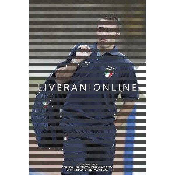 Coverciano (Fi) 07/10/2003 Allenamento della nazionale di calcio Nella foto: Cannavaro Fabio Ph Gianni Nucci/Aldo Liverani