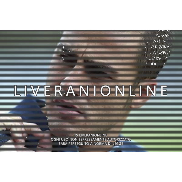 Coverciano (Fi) 07/10/2003 Allenamento della nazionale di calcio Nella foto: Cannavaro Fabio Ph Gianni Nucci/Aldo Liverani