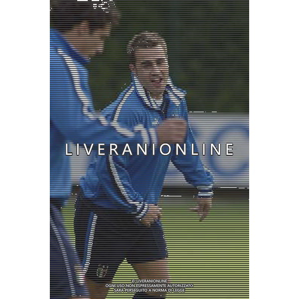 Coverciano (Fi) 07/10/2003 Allenamento della nazionale di calcio Nella foto: Cannavaro Fabio Ph Gianni Nucci/Aldo Liverani