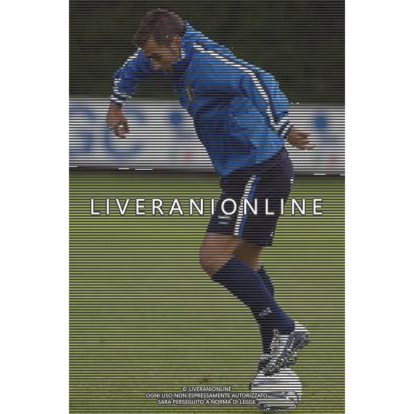 Coverciano (Fi) 07/10/2003 Allenamento della nazionale di calcio Nella foto: Cannavaro Fabio Ph Gianni Nucci/Aldo Liverani