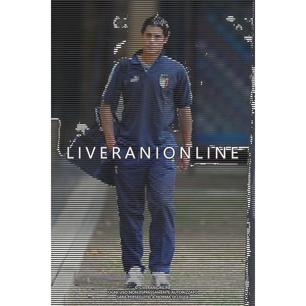 Coverciano (Fi) 07/10/2003 Allenamento della nazionale di calcio Nella foto: Corradi Bernardo Ph Gianni Nucci/Aldo Liverani