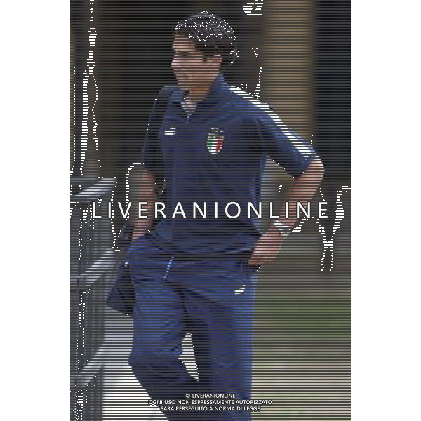 Coverciano (Fi) 07/10/2003 Allenamento della nazionale di calcio Nella foto: Corradi Bernardo Ph Gianni Nucci/Aldo Liverani