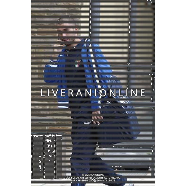 Coverciano (Fi) 07/10/2003 Allenamento della nazionale di calcio Nella foto: Di Vaio Marco Ph Gianni Nucci/Aldo Liverani