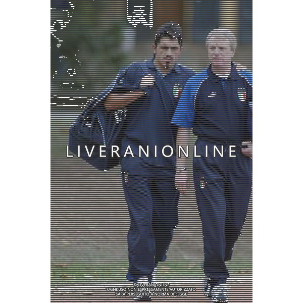 Coverciano (Fi) 07/10/2003 Allenamento della nazionale di calcio Nella foto: Gattuso Gennaro Ph Gianni Nucci/Aldo Liverani