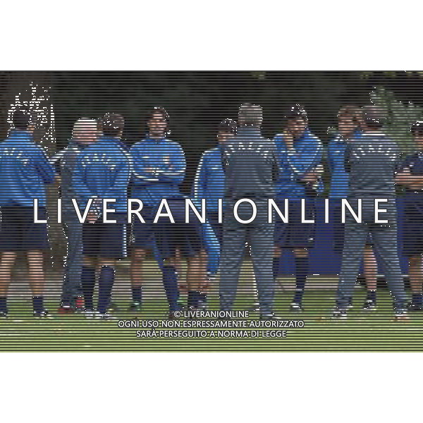 Coverciano (Fi) 07/10/2003 Allenamento della nazionale di calcio Nella foto: Allenamento del gruppo Ph Gianni Nucci/Aldo Liverani