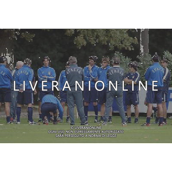 Coverciano (Fi) 07/10/2003 Allenamento della nazionale di calcio Nella foto: Allenamento del gruppo Ph Gianni Nucci/Aldo Liverani