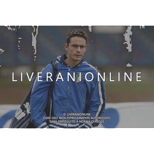 Coverciano (Fi) 07/10/2003 Allenamento della nazionale di calcio Nella foto: Inzaghi Filippo Ph Gianni Nucci/Aldo Liverani