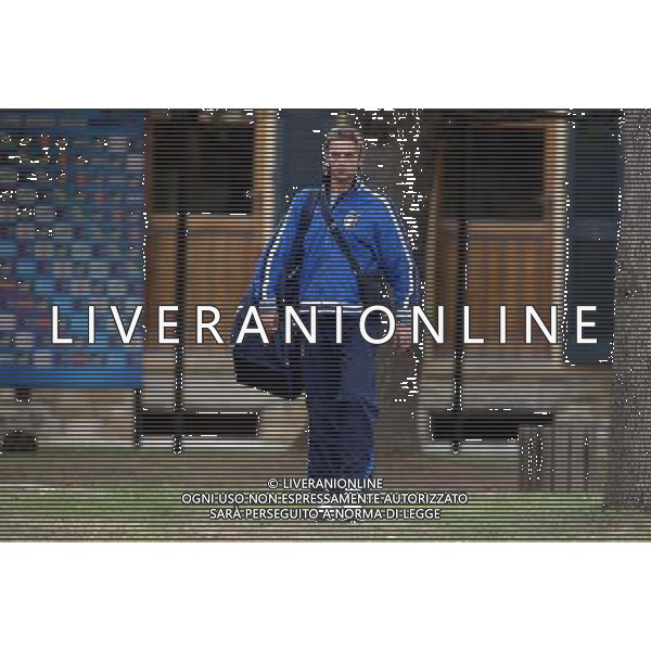 Coverciano (Fi) 07/10/2003 Allenamento della nazionale di calcio Nella foto: Le Grottaglie Nicola Ph Gianni Nucci/Aldo Liverani