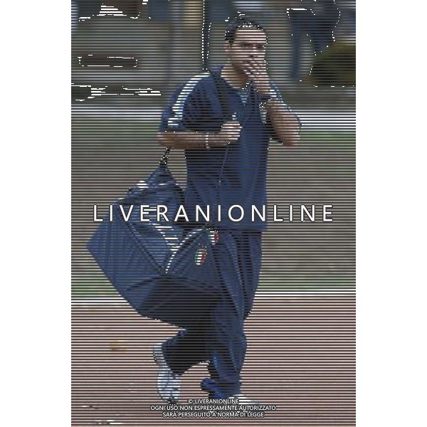 Coverciano (Fi) 07/10/2003 Allenamento della nazionale di calcio Nella foto: Miccoli Fabrizio Ph Gianni Nucci/Aldo Liverani