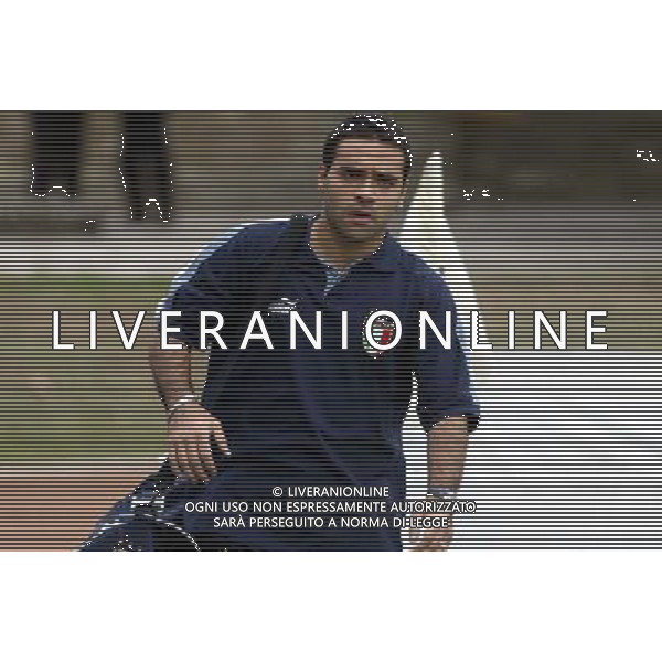 Coverciano (Fi) 07/10/2003 Allenamento della nazionale di calcio Nella foto: Miccoli Fabrizio Ph Gianni Nucci/Aldo Liverani