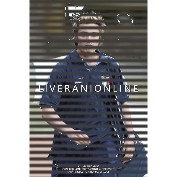 Coverciano (Fi) 07/10/2003 Allenamento della nazionale di calcio Nella foto: Oddo Massimo Ph Gianni Nucci/Aldo Liverani