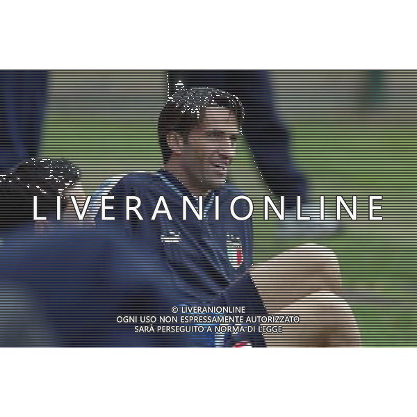 Coverciano (Fi) 07/10/2003 Allenamento della nazionale di calcio Nella foto: Panucci Christian Ph Gianni Nucci/Aldo Liverani