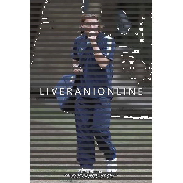 Coverciano (Fi) 07/10/2003 Allenamento della nazionale di calcio Nella foto: Totti Francesco Ph Gianni Nucci/Aldo Liverani