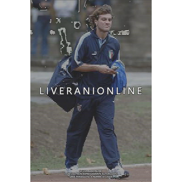 Coverciano (Fi) 07/10/2003 Allenamento della nazionale di calcio Nella foto: Vieri Christian Ph Gianni Nucci/Aldo Liverani