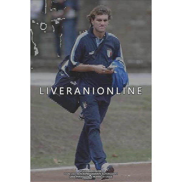 Coverciano (Fi) 07/10/2003 Allenamento della nazionale di calcio Nella foto: Vieri Christian Ph Gianni Nucci/Aldo Liverani