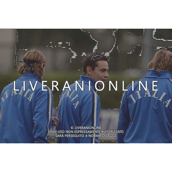 Coverciano (Fi) 07/10/2003 Allenamento della nazionale di calcio Nella foto: Inzaghi Filippo Ph Gianni Nucci/Aldo Liverani