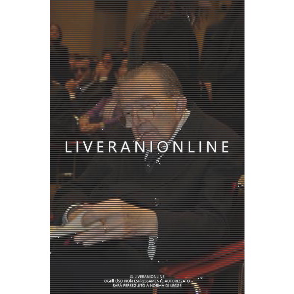 ROMA, 11 DICEMBRE 2007 Presentazione del libro di Bruno Vespa \'L\'amore e il potere - Da Rachele a Veronica un secolo di storia italiana\' NELLA FOTO: GIULIO ANDREOTTI PH AGENZIA ALDO LIVERANI SAS