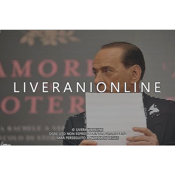 ROMA, 11 DICEMBRE 2007 Presentazione del libro di Bruno Vespa \'L\'amore e il potere - Da Rachele a Veronica un secolo di storia italiana\' NELLA FOTO: SILVIO BERLUSCONI PH AGENZIA ALDO LIVERANI SAS