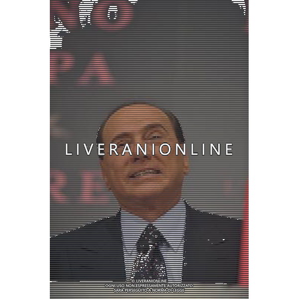 ROMA, 11 DICEMBRE 2007 Presentazione del libro di Bruno Vespa \'L\'amore e il potere - Da Rachele a Veronica un secolo di storia italiana\' NELLA FOTO: SILVIO BERLUSCONI PH AGENZIA ALDO LIVERANI SAS